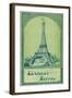 Le Cigare Eiffel Brand Cigar Box Label, View of the Eiffel Tower-Lantern Press-Framed Art Print