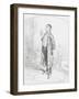 Le Cineraria Candidissima, Plate 3 from Les Toquades, 1858-Paul Gavarni-Framed Giclee Print