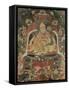 Le cinquième Dalaï lama (1617-1682)-null-Framed Stretched Canvas