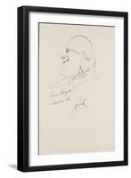 "Le cirque en images" : Autoportrait de Grock-null-Framed Giclee Print