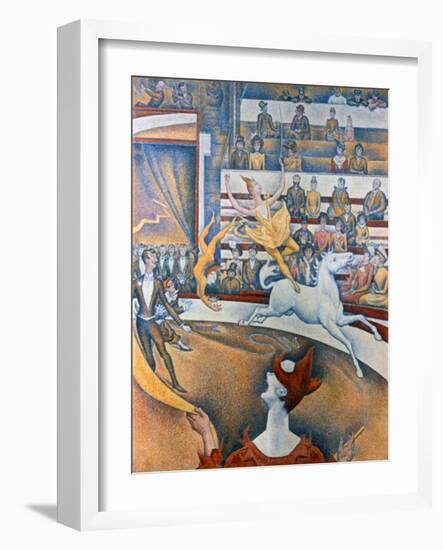 Le Cirque' ('The Circus), 1891-Georges Seurat-Framed Giclee Print