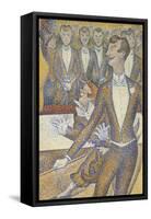 Le cirque-Georges Seurat-Framed Stretched Canvas