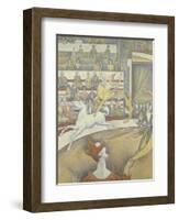 Le cirque-Georges Seurat-Framed Premium Giclee Print