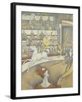 Le cirque-Georges Seurat-Framed Giclee Print