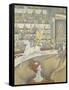 Le cirque-Georges Seurat-Framed Stretched Canvas