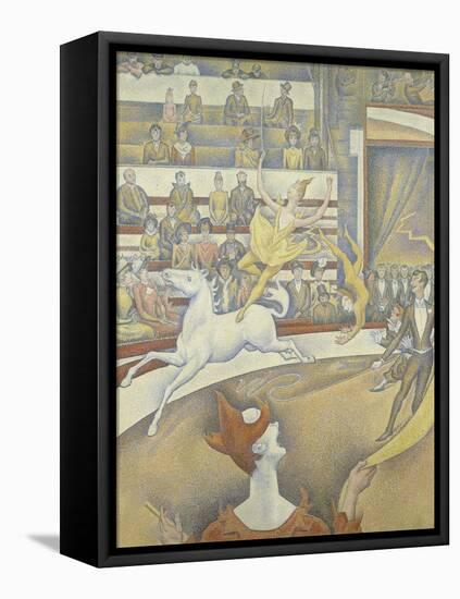 Le cirque-Georges Seurat-Framed Stretched Canvas