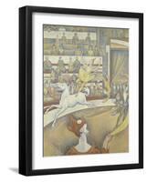 Le cirque-Georges Seurat-Framed Giclee Print