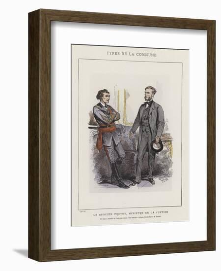 Le Citoyen Protot-Charles Albert d'Arnoux Bertall-Framed Giclee Print