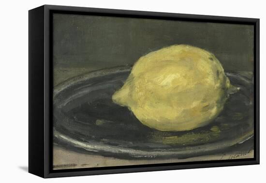 Le citron-Edouard Manet-Framed Stretched Canvas