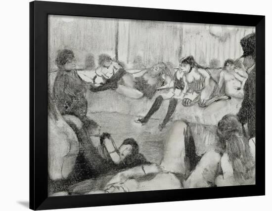 Le client-Edgar Degas-Framed Giclee Print
