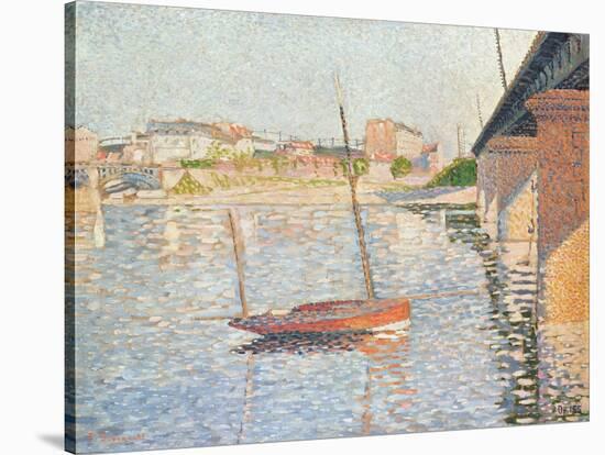 Le Clipper, Asnieres, 1887-Paul Signac-Stretched Canvas