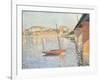 Le Clipper, Asnieres, 1887-Paul Signac-Framed Giclee Print