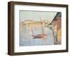 Le Clipper, Asnieres, 1887-Paul Signac-Framed Giclee Print