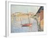 Le Clipper, Asnieres, 1887-Paul Signac-Framed Giclee Print