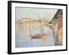 Le Clipper, Asnieres, 1887-Paul Signac-Framed Giclee Print