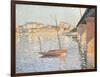 Le Clipper, Asnieres, 1887-Paul Signac-Framed Giclee Print