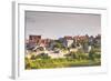 Le Clos Vineyard Below the Hilltop Village of Vezelay in Burgundy, France, Europe-Julian Elliott-Framed Photographic Print