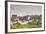 Le Clos Vineyard Below the Hilltop Village of Vezelay in Burgundy, France, Europe-Julian Elliott-Framed Photographic Print