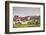 Le Clos Vineyard Below the Hilltop Village of Vezelay in Burgundy, France, Europe-Julian Elliott-Framed Photographic Print