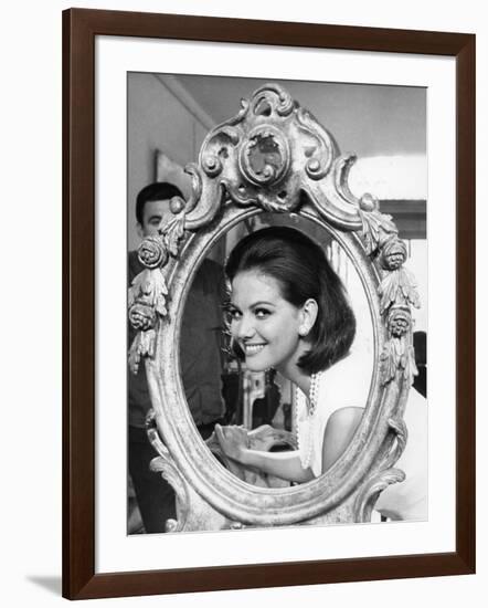 Le Cocu magnifique Il Magnifico cornutoThe Magnificent Cuckold with Claudia Cardinale, 1965 (b/w ph-null-Framed Photo