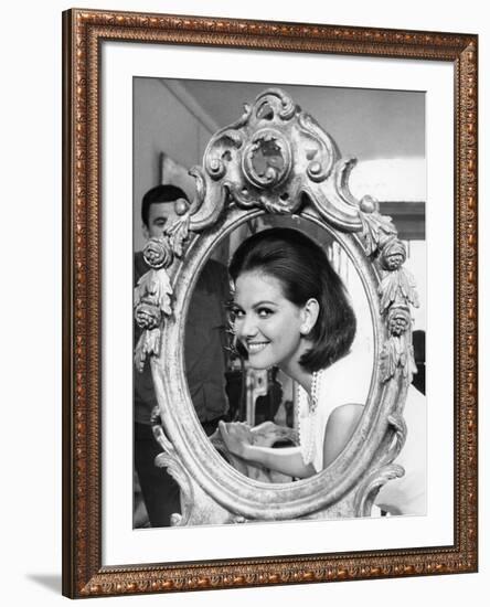 Le Cocu magnifique Il Magnifico cornutoThe Magnificent Cuckold with Claudia Cardinale, 1965 (b/w ph-null-Framed Photo