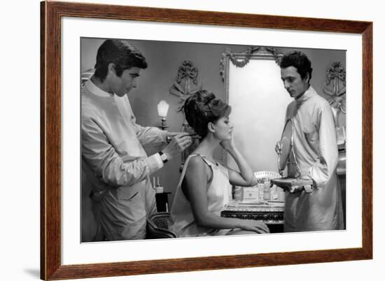 Le Cocu magnifique Il Magnifico cornutoThe Magnificent Cuckold with Claudia Cardinale, 1965 (b/w ph-null-Framed Photo