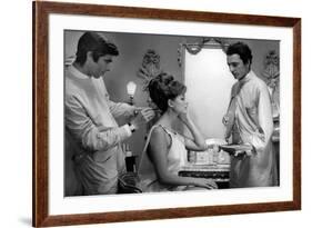 Le Cocu magnifique Il Magnifico cornutoThe Magnificent Cuckold with Claudia Cardinale, 1965 (b/w ph-null-Framed Photo