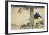 Le col de Mishima dans la province de Kai-Katsushika Hokusai-Framed Giclee Print