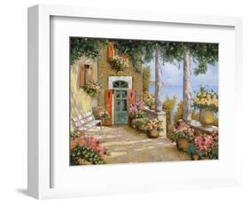 Le Colonne Sulla Terrazza-Guido Borelli-Framed Giclee Print