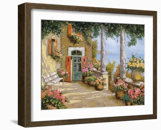 Le Colonne Sulla Terrazza-Guido Borelli-Framed Giclee Print