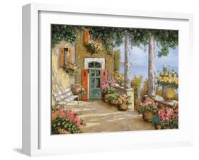 Le Colonne Sulla Terrazza-Guido Borelli-Framed Giclee Print