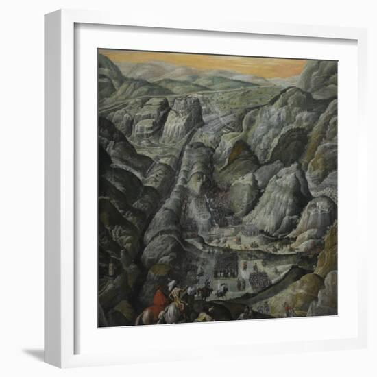 Le combat du défilé du Pas-de-Suze en Piémont, 6 mars 1629-null-Framed Giclee Print