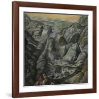 Le combat du défilé du Pas-de-Suze en Piémont, 6 mars 1629-null-Framed Giclee Print