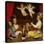 Le Concert, 1624-Gerrit van Honthorst-Stretched Canvas