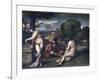 Le Concert Champetre, or the Pastoral Concert-Giorgione and Titian-Framed Giclee Print