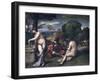 Le Concert Champetre, or the Pastoral Concert-Giorgione and Titian-Framed Giclee Print