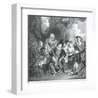 Le Concert Champetre-null-Framed Art Print