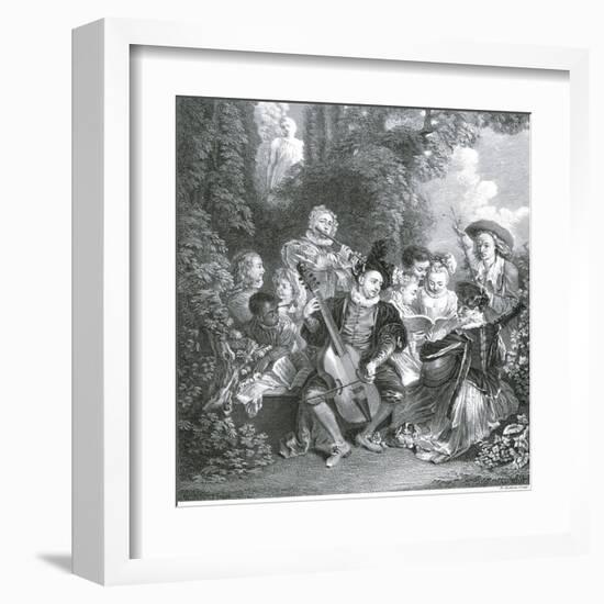 Le Concert Champetre-null-Framed Art Print