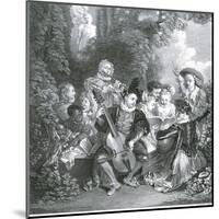 Le Concert Champetre-null-Mounted Art Print