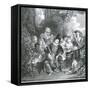 Le Concert Champetre-null-Framed Stretched Canvas