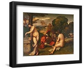 Le Concert Champetre-Titian (Tiziano Vecelli)-Framed Giclee Print