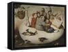 Le concert dans l'oeuf (Satire de l'alchimie symbolis?par l'oeuf philosophique)-Jérôme Bosch-Framed Stretched Canvas