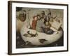 Le concert dans l'oeuf (Satire de l'alchimie symbolis?par l'oeuf philosophique)-Jérôme Bosch-Framed Giclee Print