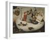 Le concert dans l'oeuf (Satire de l'alchimie symbolis?par l'oeuf philosophique)-Jérôme Bosch-Framed Giclee Print