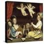 Le Concert-Gerrit Van Honthorst-Stretched Canvas