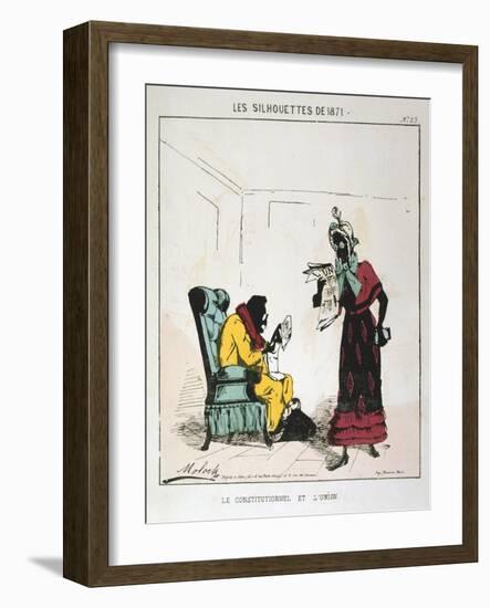 Le Constitutionnel Et L'Union, 1871-Moloch-Framed Giclee Print