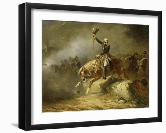 Le Conventionnel Merlin de Thionville à l'armée du Rhin-Nicolas Toussaint Charlet-Framed Giclee Print