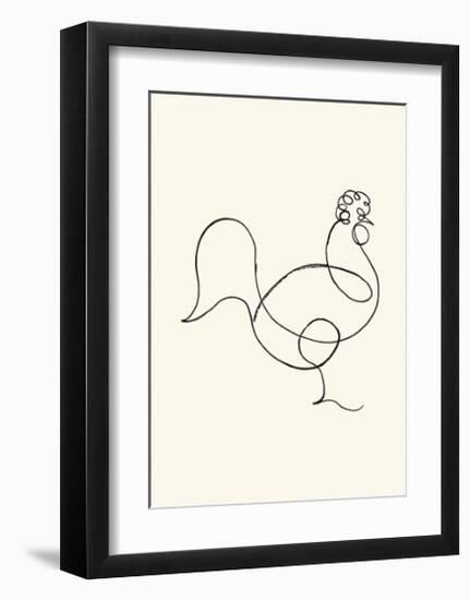 Le coq, c.1918-Pablo Picasso-Framed Serigraph