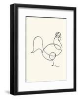 Le coq, c.1918-Pablo Picasso-Framed Serigraph