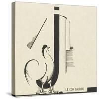 "le coq gaulois"dessin d'Edward Steichen-null-Stretched Canvas